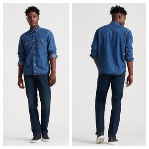 Lucky Brand 221 Slim Straight Button Fly Jeans